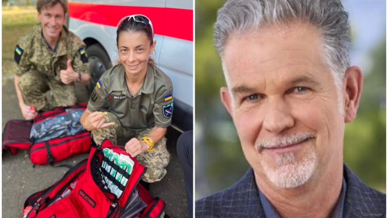 Netflix Founder Donates $5M to Ukraine Combat Medics