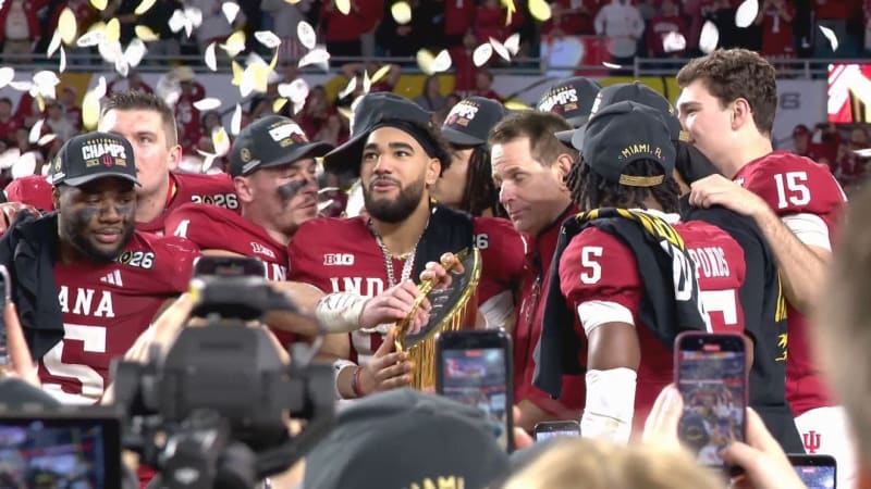 Indiana University Celebrates First Football National Title