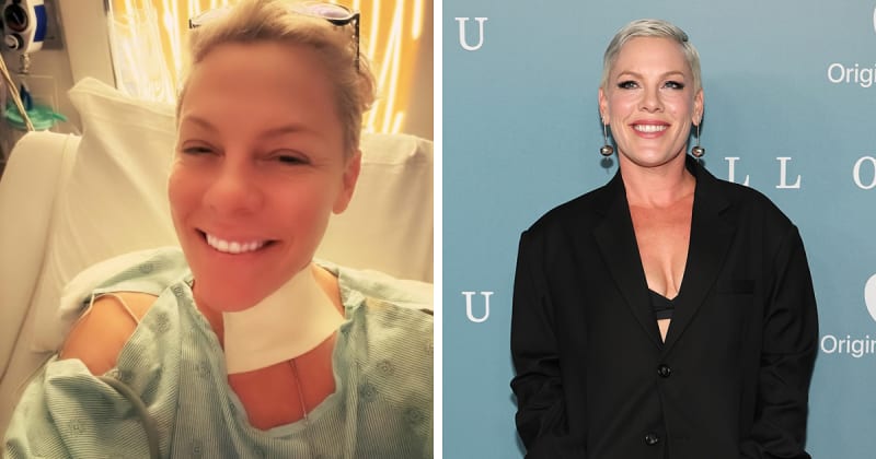 Pink Reveals Neck Surgery and Positive Outlook After Unexpected Hospital New Year's Eve