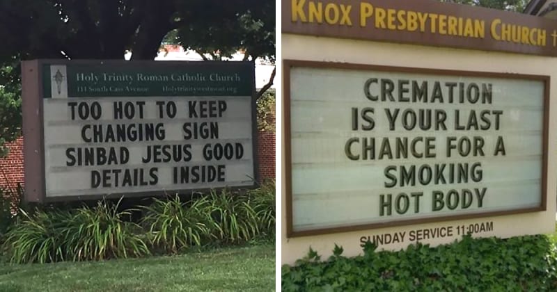 Divine Comedy: 72 Church Signs That Prove Humor Is Sacred