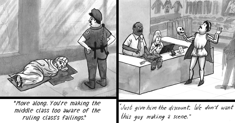 Philadelphia Artist's Comics Hilariously Capture Modern Life's Awkward Moments