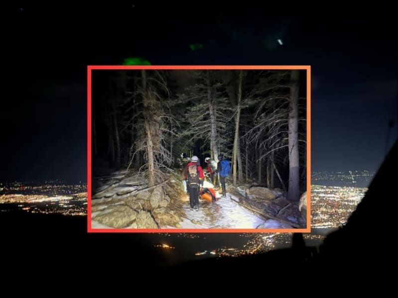 Rescue Teams Save Stranded Hiker on 14,115-Foot Pikes Peak