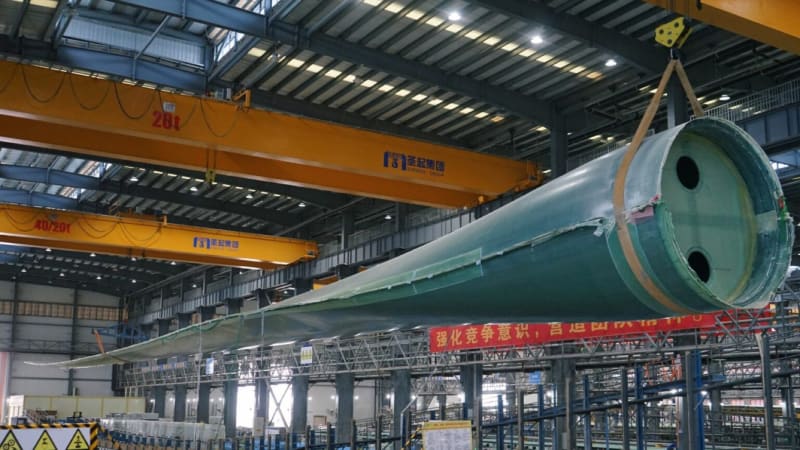 China Creates First Fully Recyclable Wind Turbine Blade