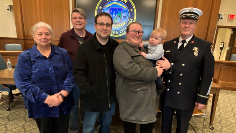 Taunton Firefighters Save Family of 3 and Their Cat