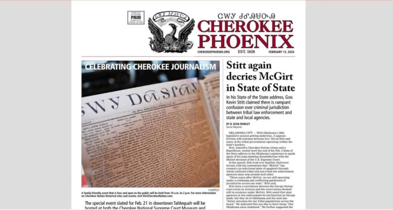 Cherokee Phoenix: 198 Years of Native American Journalism - Image 2