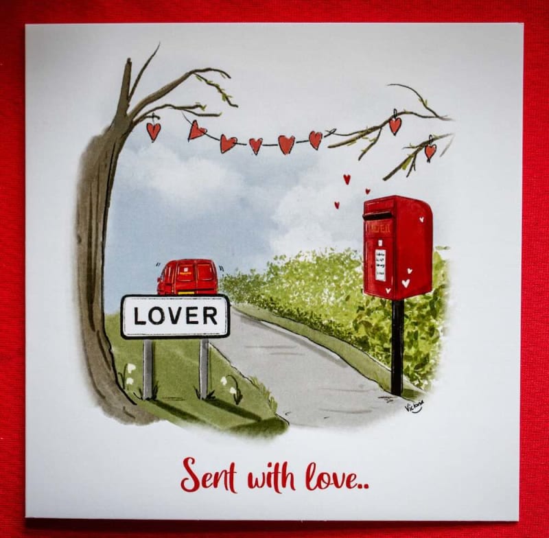 UK Village Called Lover Mails 10,000 Valentine's Cards - Image 4