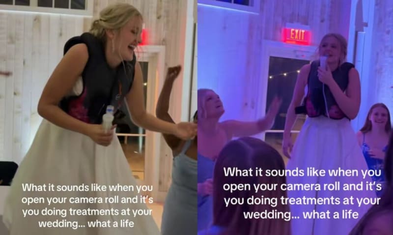 Bride Dances Through CF Treatment on Her Wedding Night - Image 2