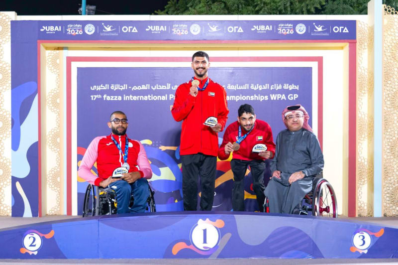 UAE's Othman Wins Gold at Home Para Athletics Event