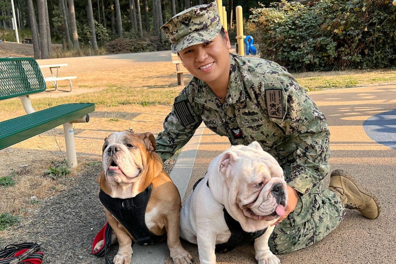 Navy veteran Maria Yuvienco smiling, breast cancer survivor sharing her inspiring recovery story