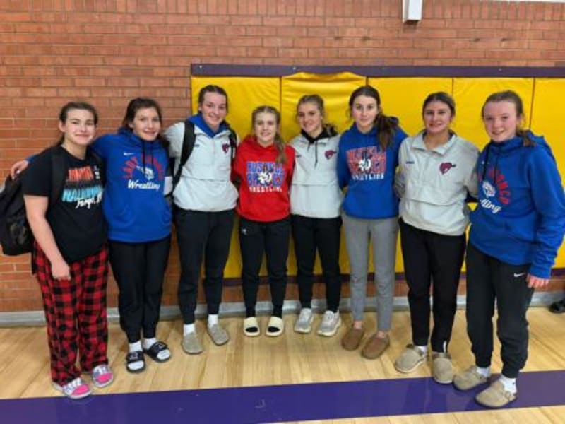 Russell Girls Wrestling Wins First Regional Championship