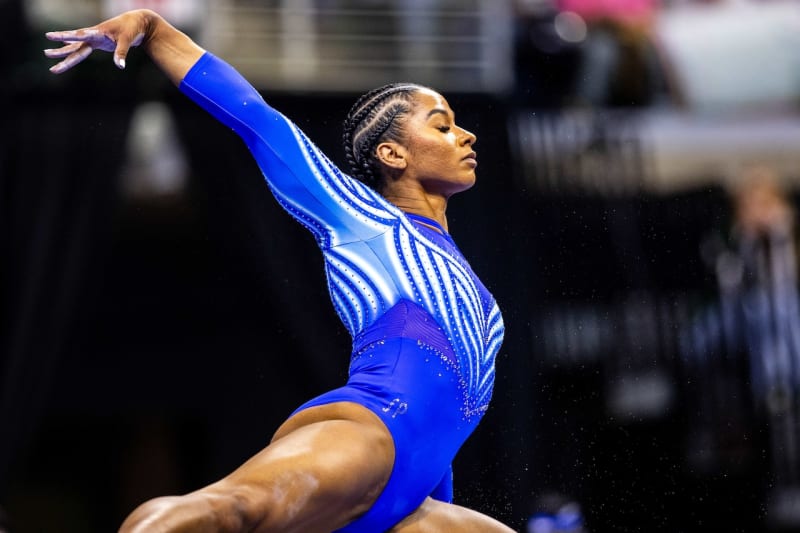 Jordan Chiles Scores Perfect 10, Breaks National Record