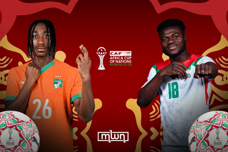 Côte d'Ivoire and Burkina Faso national football teams preparing for their AFCON 2025 knockout match in Marrakech