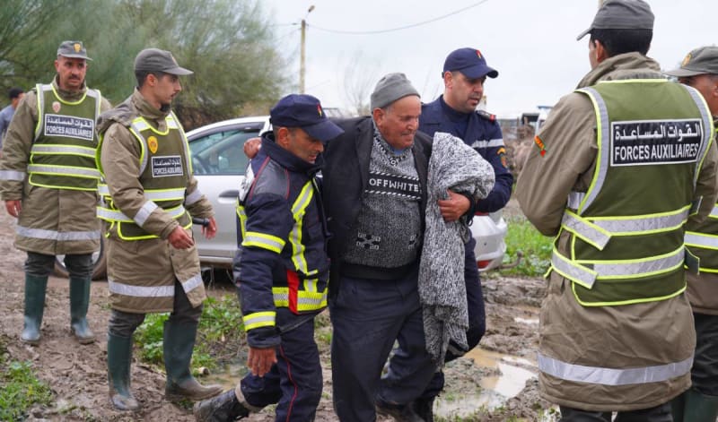 All Families Return Home After Morocco Floods in Kenitra