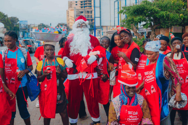 Ghana's Bel Cola Santa Surprises 50,000 With Street Joy