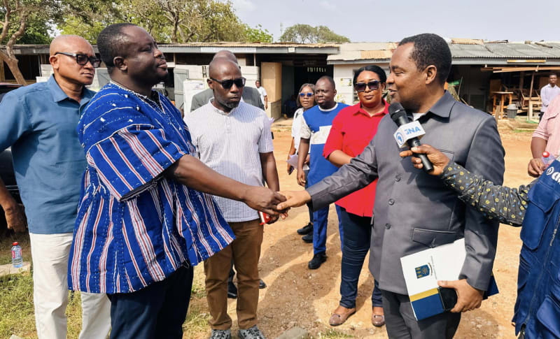 Modern medical laboratory with advanced research equipment at Korle-Bu Teaching Hospital in Accra, Ghana