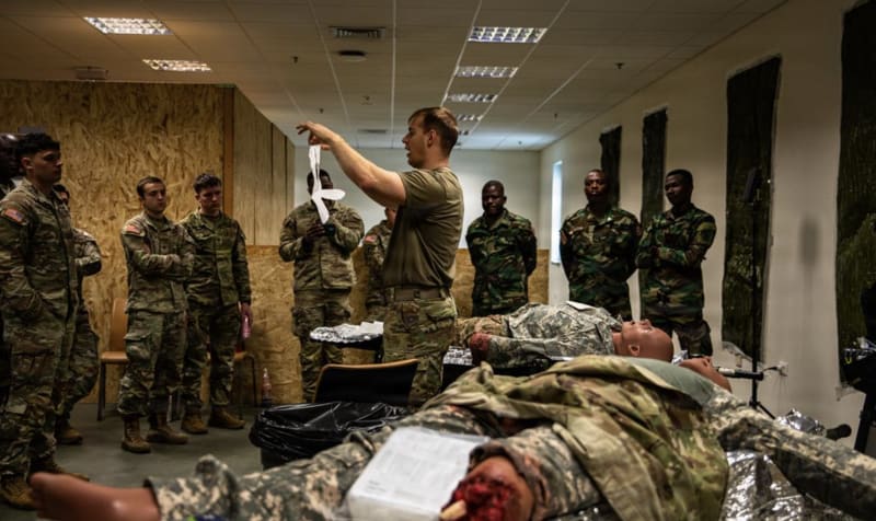 Ghana Medics Place 3rd at Elite U.S. Military Competition