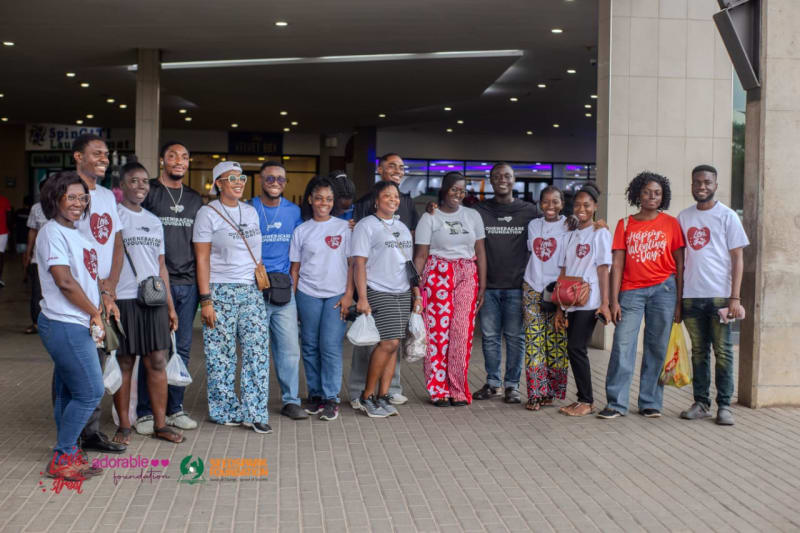 Ghana Foundation Feeds 350 Homeless on Valentine's Day