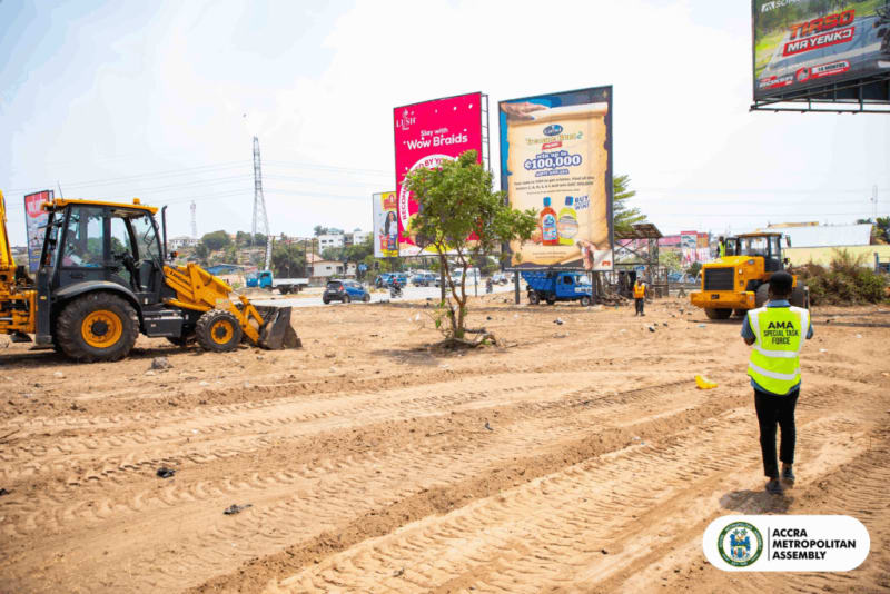 Accra Reclaims 2,473 Sq M Space, Invites Businesses to Help