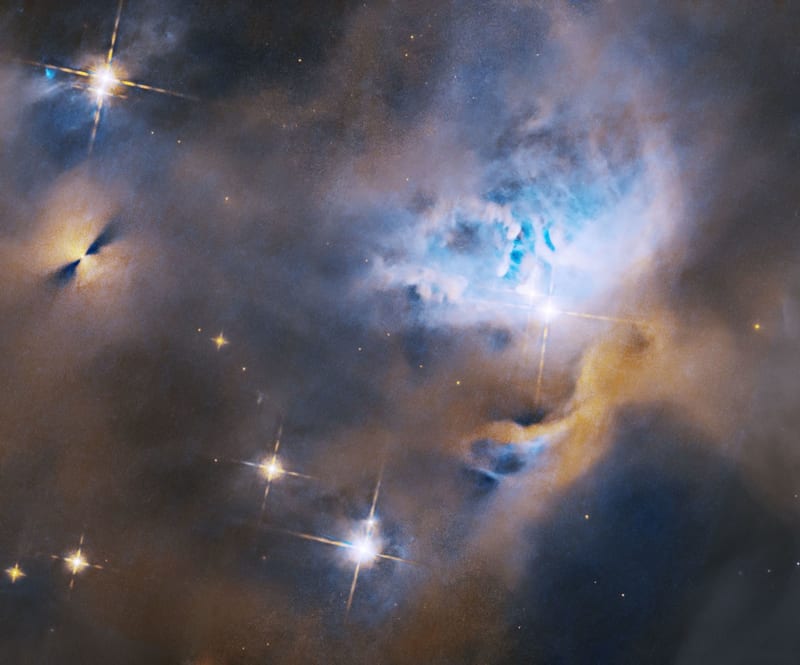 Hubble Captures Baby Stars and Planet Nurseries 950 Light-Years Away