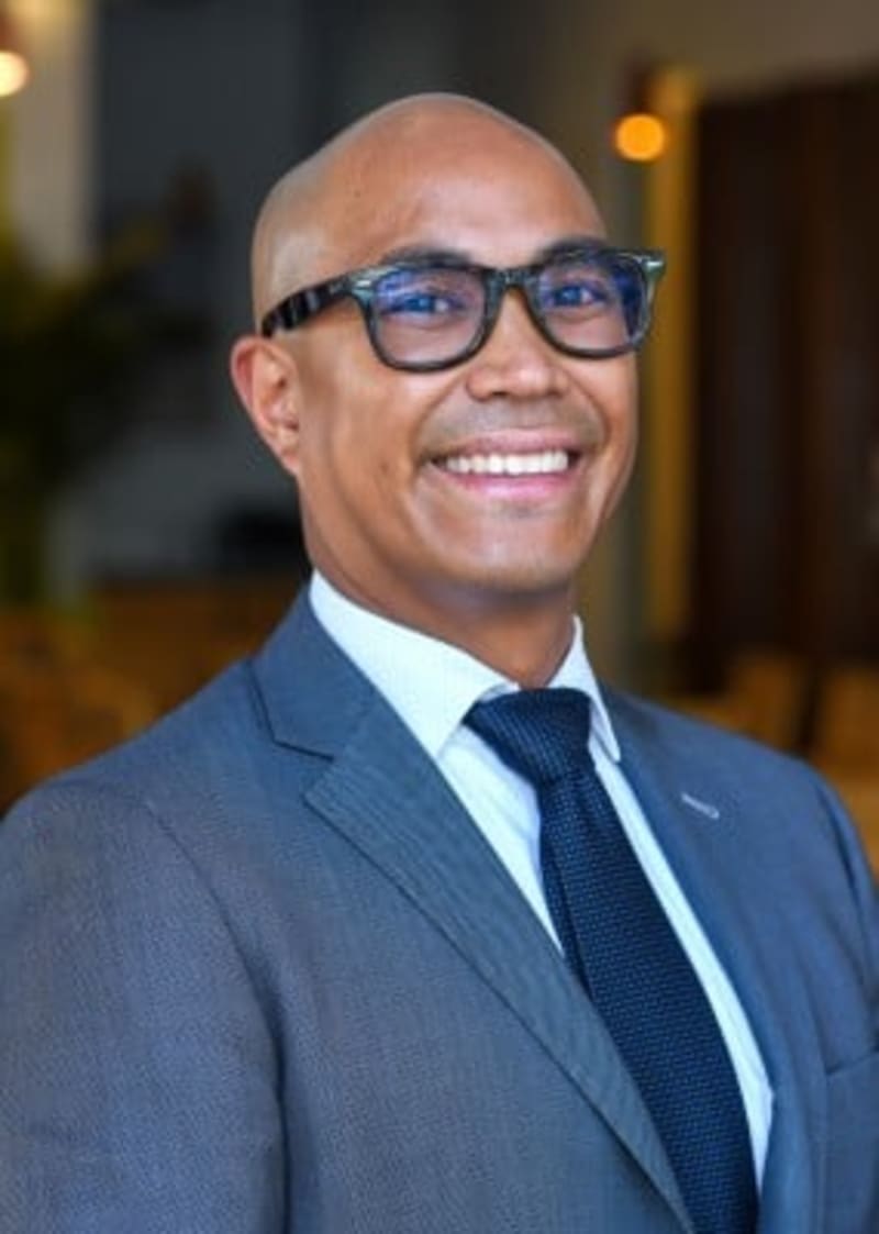 Two smiling high school STEM teachers, Al Rabanera and Daniel Pilchman, honored with 2025 Outstanding STEM Educator Awards from Orange County Department of Education