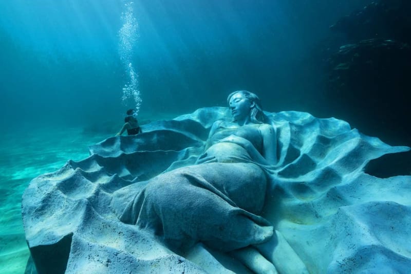 40-Ton Ocean Sculpture Becomes Living Coral Sanctuary