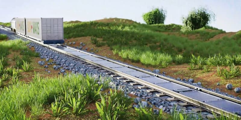 France Tests Solar Panels on Active Railway Tracks