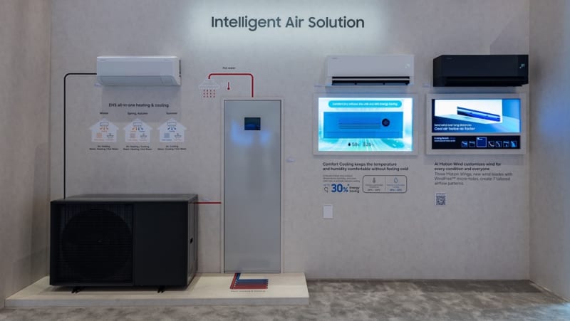 Samsung's New Heat Pump Cuts Height 40%, Heats in -25°C