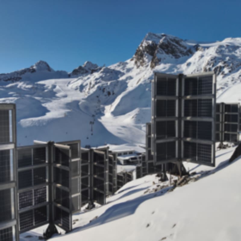 Cross-Shaped Solar Trees Power Austrian Ski Resorts - Image 2
