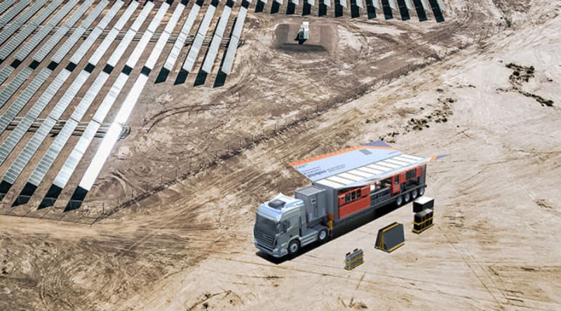 Mobile Solar Recycler Cuts Emissions 84% at Decommission Sites