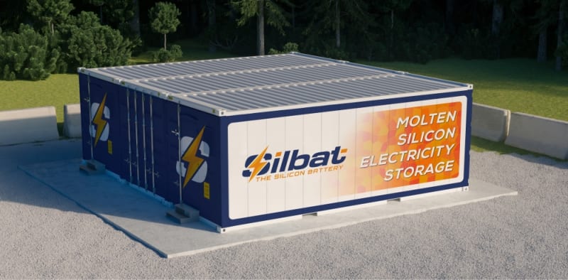 Spanish Startup's Silicon Battery Powers Sites for 14 Days