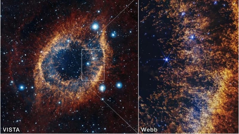 Webb Telescope Captures Stunning 'Eye of Sauron' Nebula