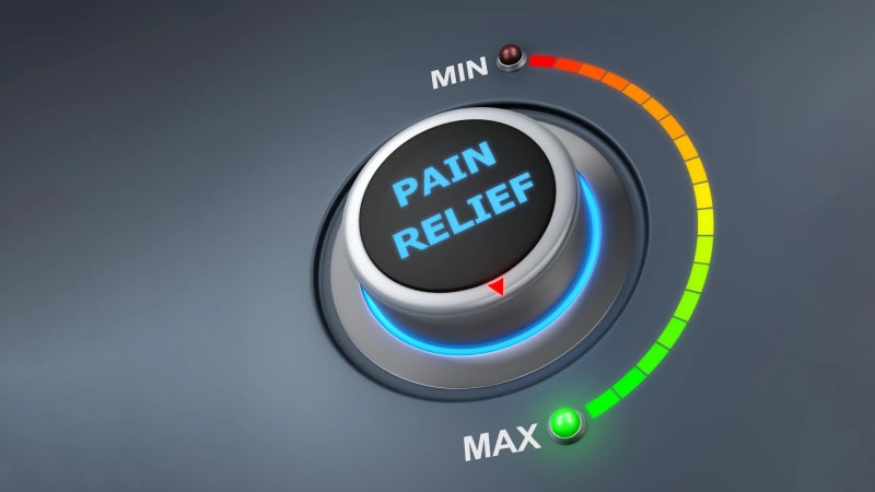 Scientists in modern laboratory examining molecular structures on computer screens, representing breakthrough opioid receptor research for safer pain relief