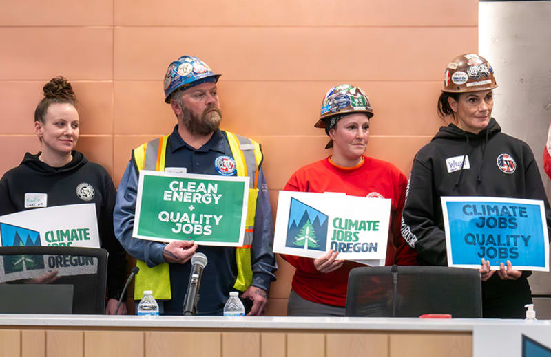 Oregon Unions Launch Climate Jobs Coalition for Workers