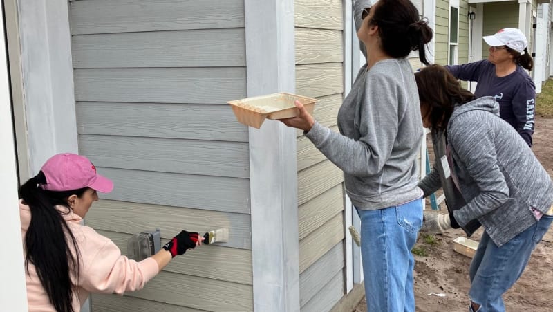 St. Augustine Women Build Homes on International Women's Day