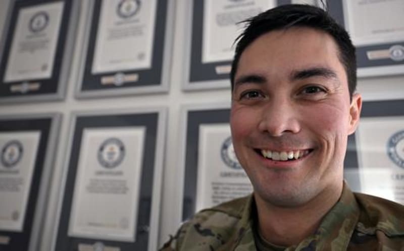 Air Force Major Breaks 17 World Records to Help Kids