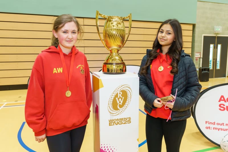 Sunderland Hosts Rugby World Cup Trophy to Inspire Girls