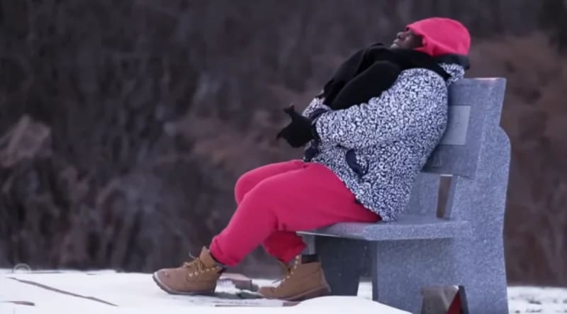 Officer Gives Widow Living at Husband's Grave a New Home