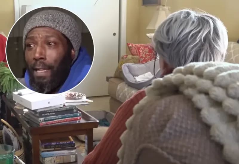 Stranger Sends Hot Meals to Family Sleeping on Shelter Floor