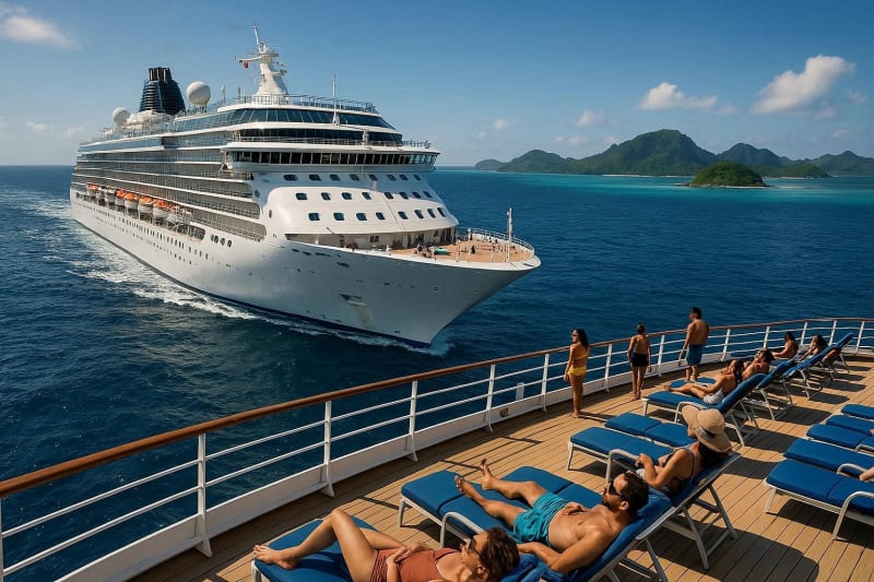 Cruise Ship Saves 5 from Sinking Sailboat Near Mexico