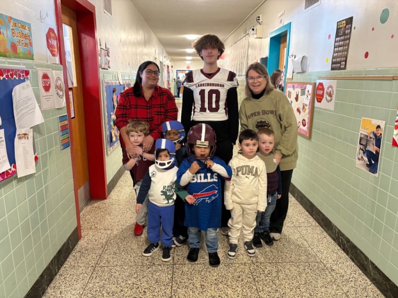 Football Team Visits Preschoolers for 20+ Years Running