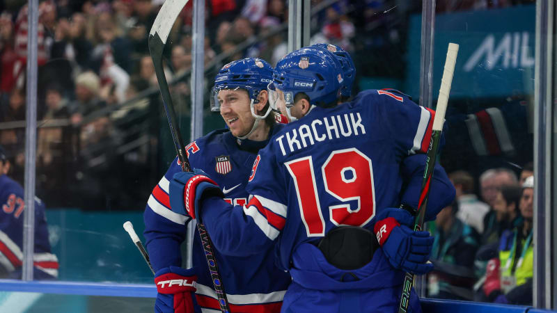 Team USA Hockey Rallies From Behind to Beat Denmark 6-3