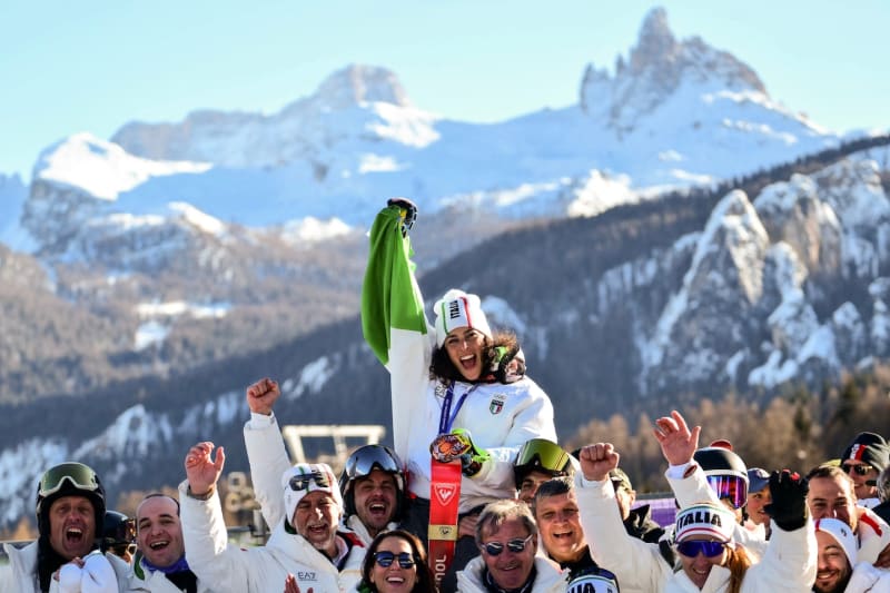 Italian Skier Wins 2 Gold Medals After Injury Comeback