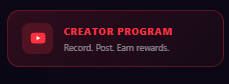 Creator Program submit button