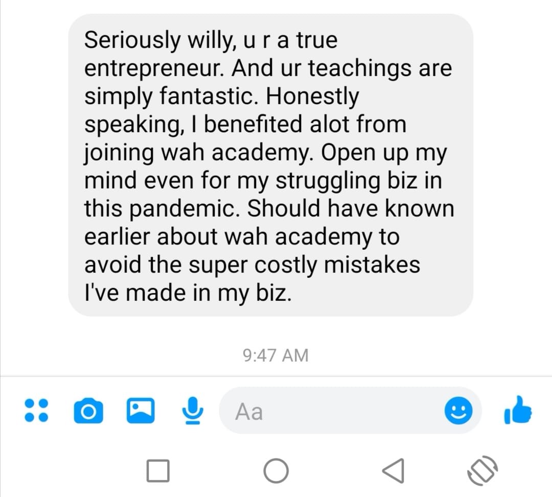 Student Testimonial 121