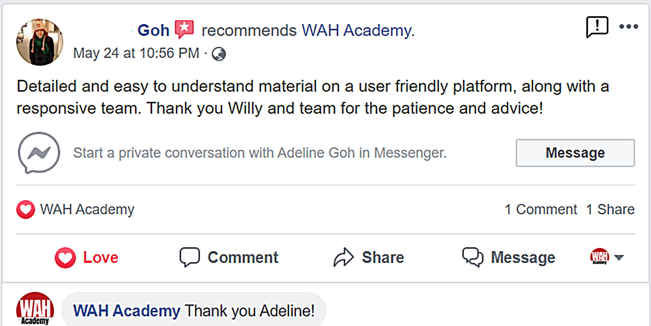 Student Testimonial 48