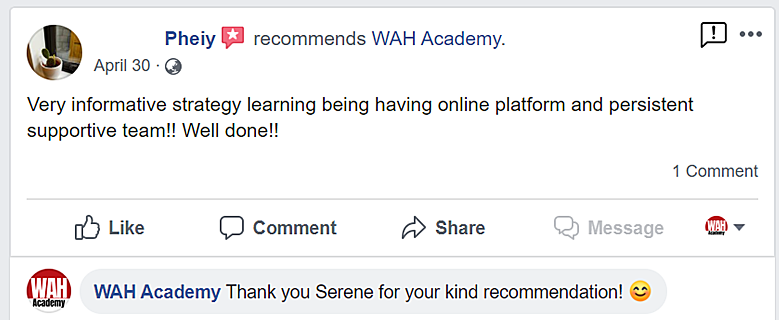 Student Testimonial 46