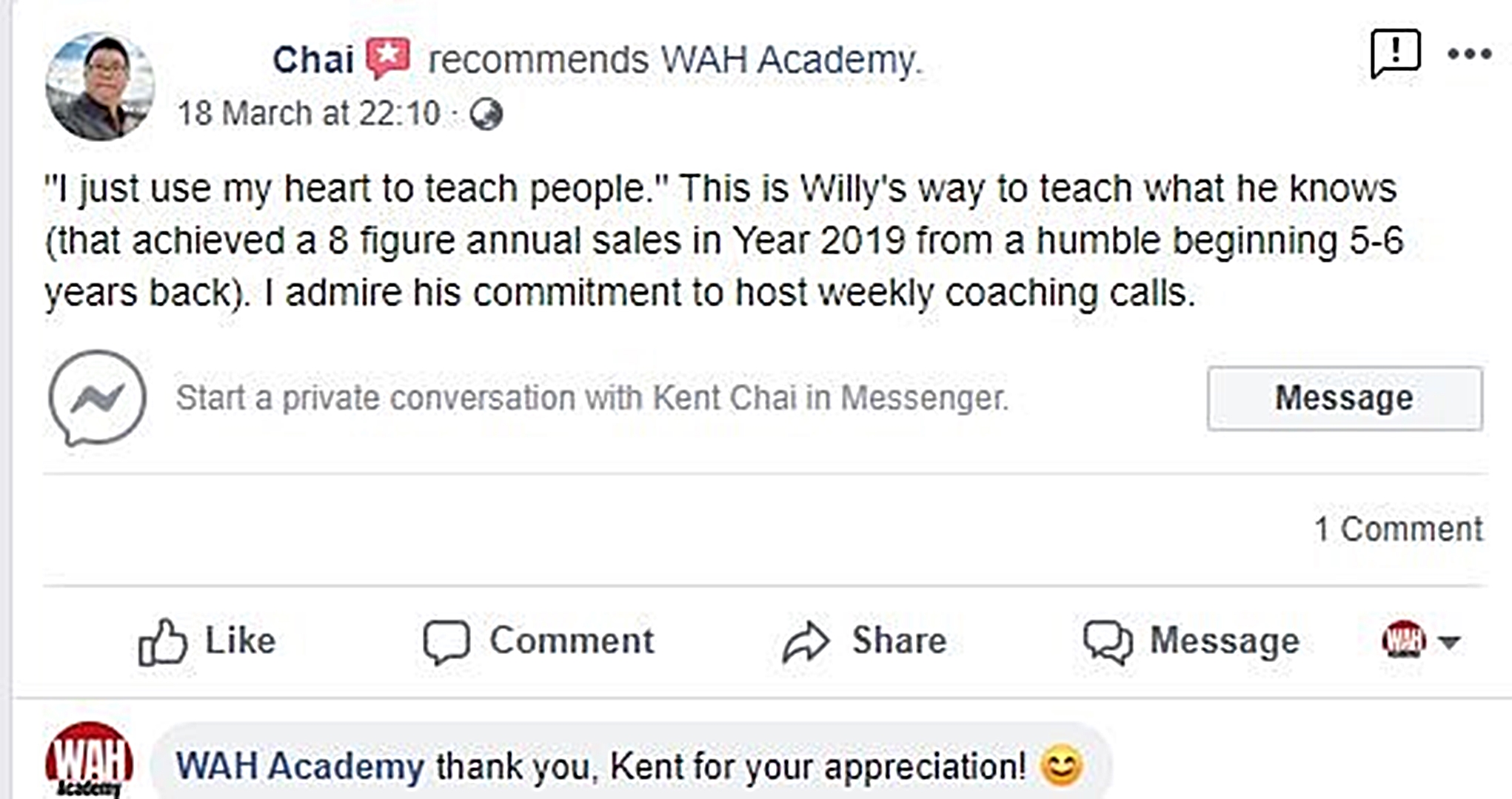 Student Testimonial 31