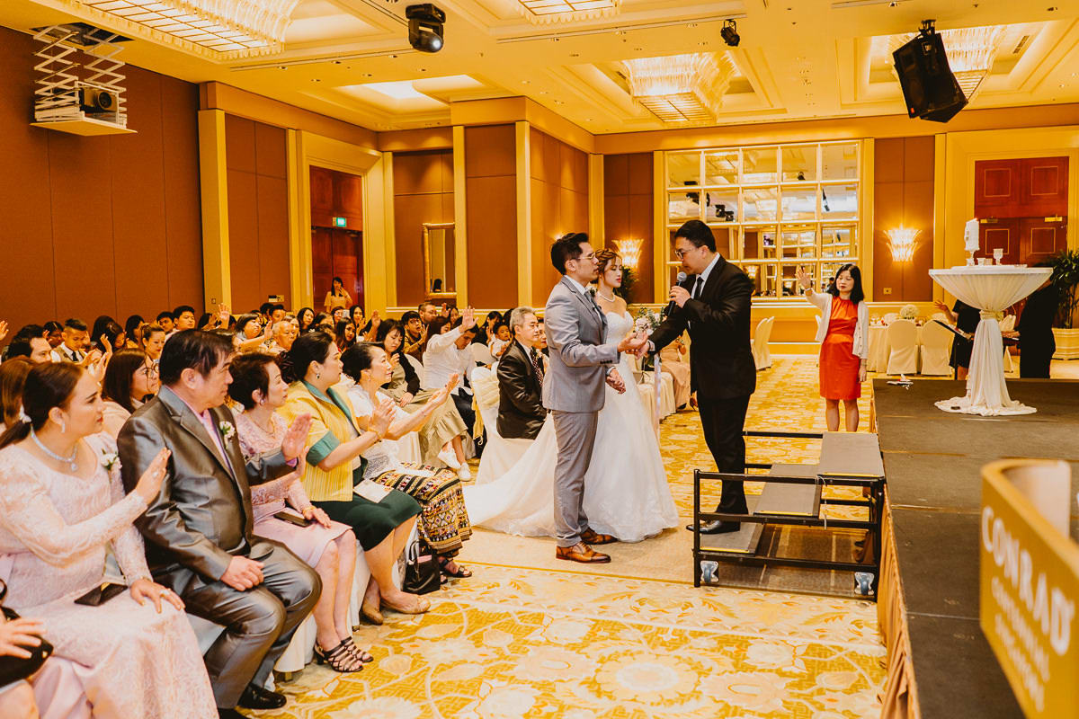 George and Jasmine wedding at Conrad Centennial Singapore Wedding Photographer