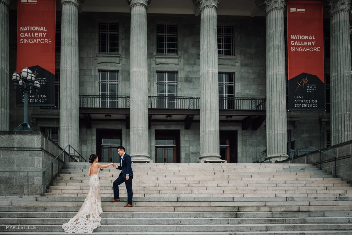 Wedding Photography Singapore National Gallery