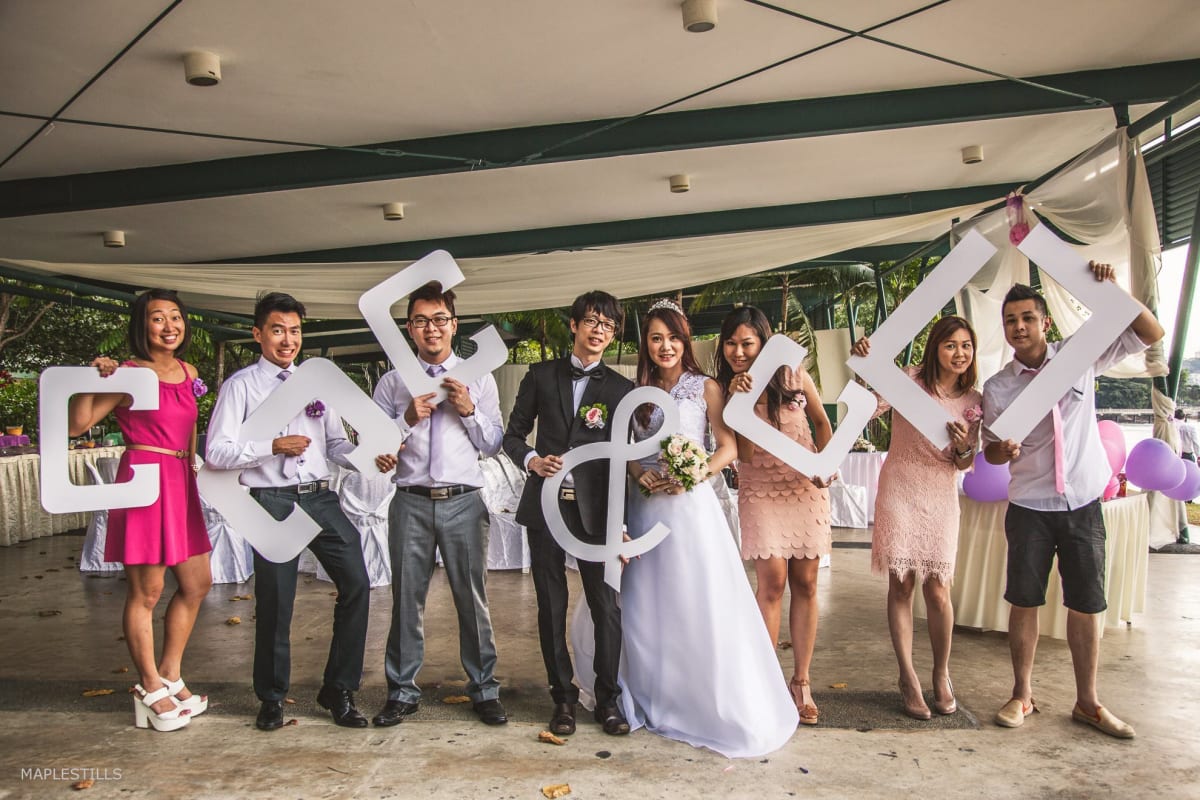 Fun Wedding Photographer in Singapore